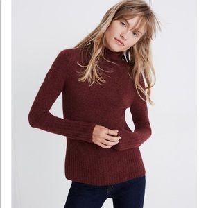 Madewell Inland Sweater (burgundy XS)